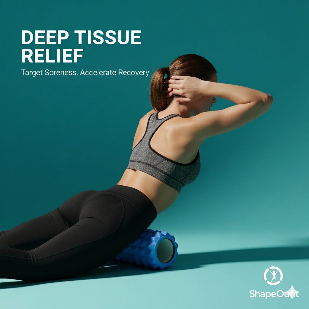 ShapeOutfit™ Back Massage Roller: Instant Deep Tissue Knot Relief