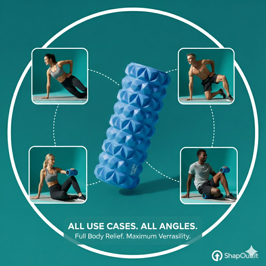 ShapeOutfit™ Back Massage Roller: Instant Deep Tissue Knot Relief