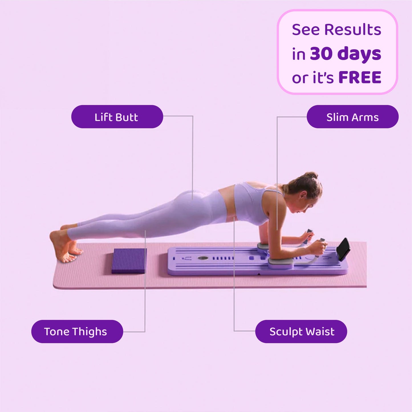 Shapeoutfit™ Pilates Reformer Board