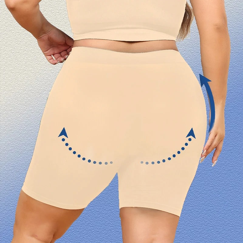 ShapeOutfit® High Waist Women’s Briefs & Yoga Shorts Soft Anti-Chafing leggingshorts