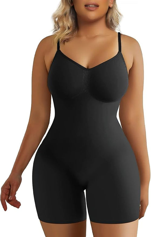 ShapeOutfit® Slimming Body Shapewear Bodysuit Flat Stomach Body Shapewear Bodysuit