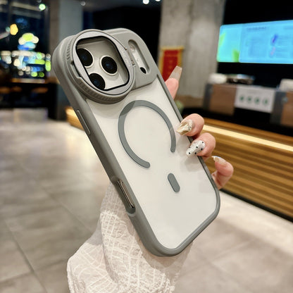 Protective Clear Case with Camera Guard & Hidden Stand