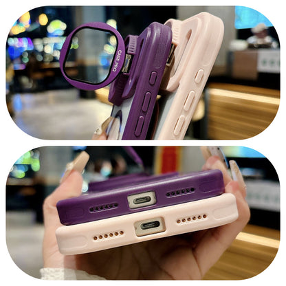 Protective Clear Case with Camera Guard & Hidden Stand